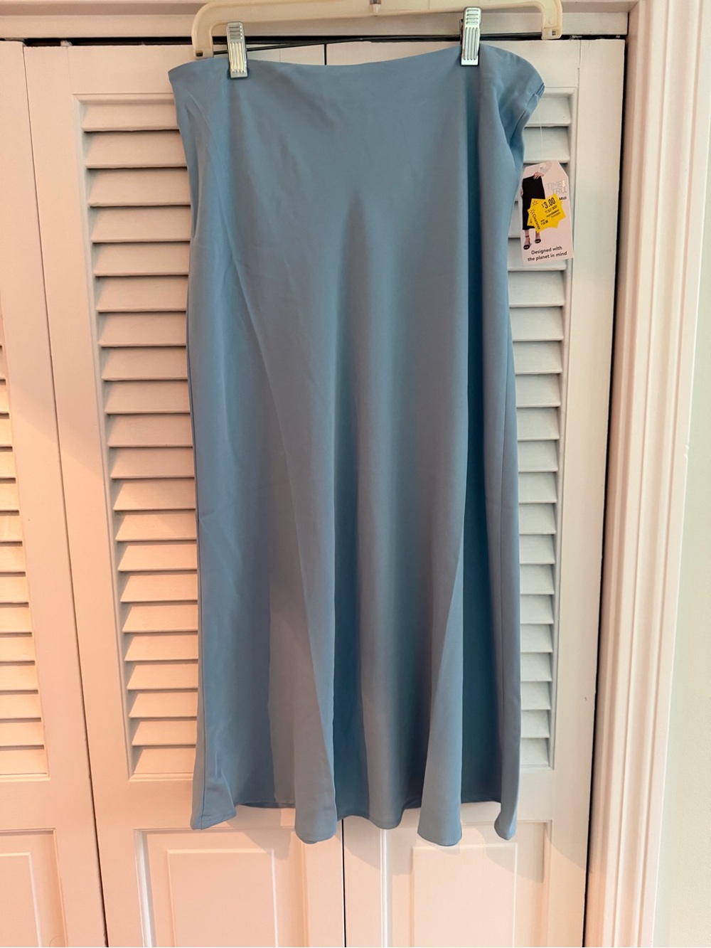 Time and Tru Light Blue Maxi Skirt
